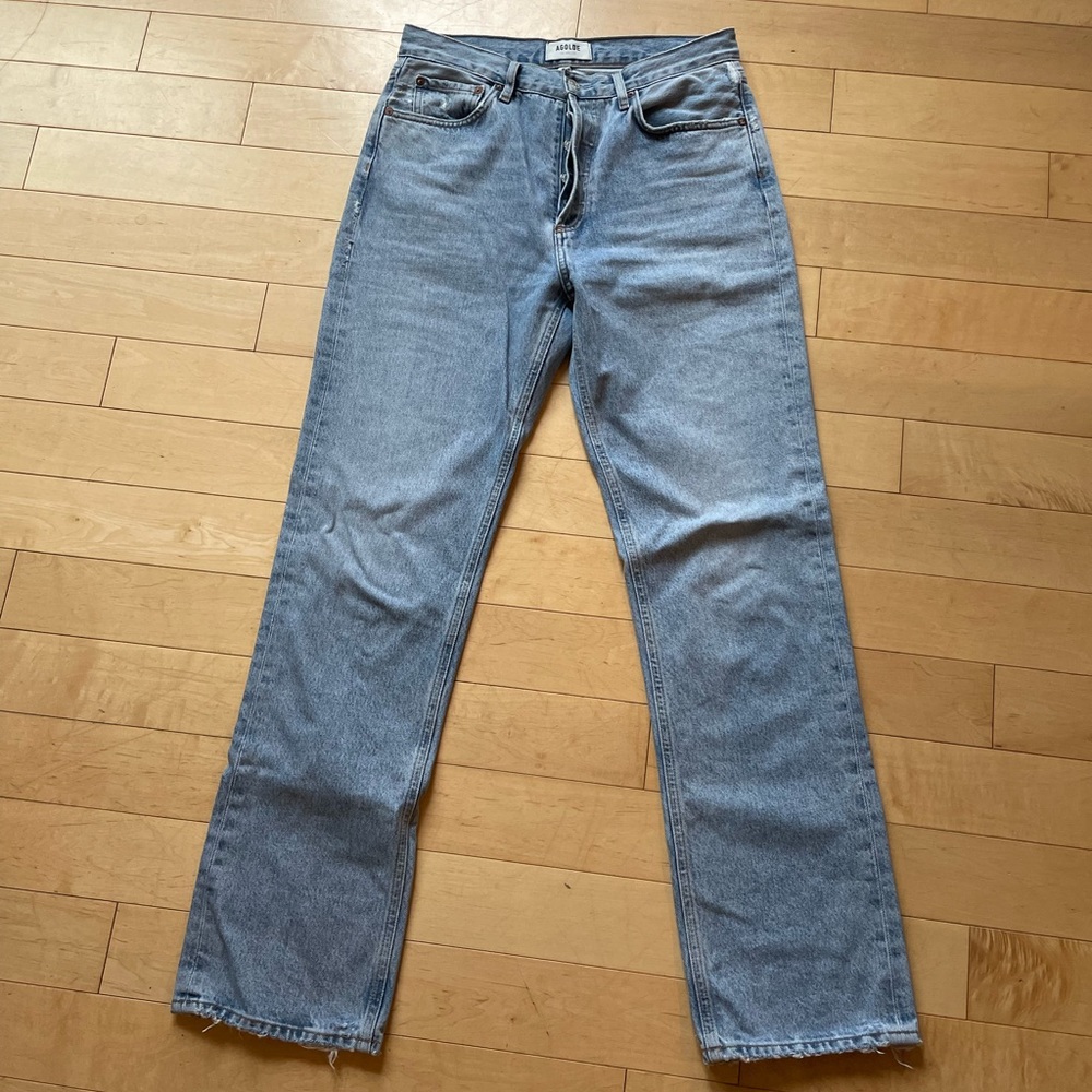 Agolde Lana Mid-rise Vintage Straight sz 27